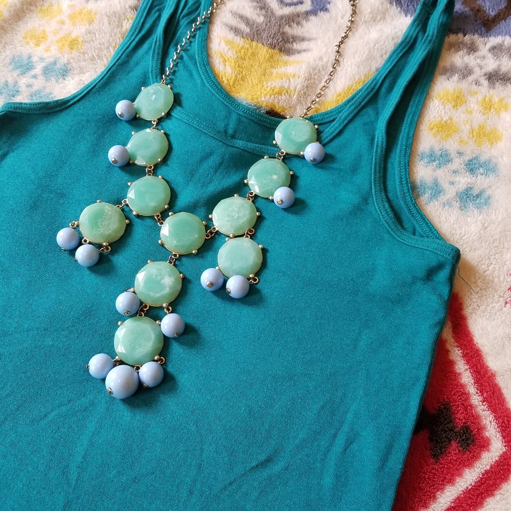 Old Navy Teal tank - a closet Staple!!